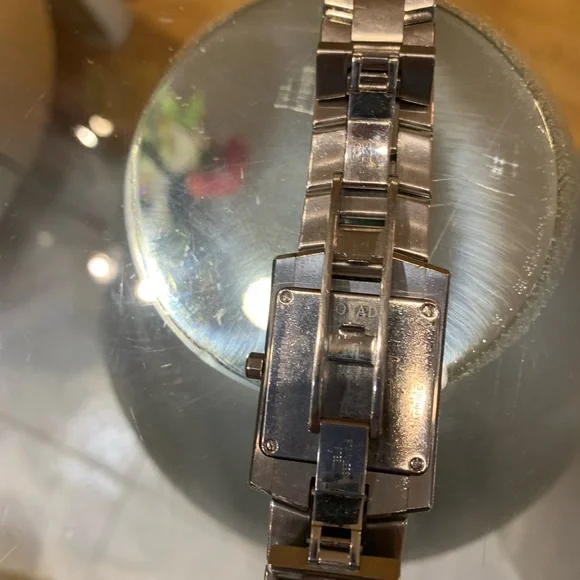 Movado Men's Eliro Rectangle Black Dial Stainless Steel Bracelet Watch 0… - Picture 6 of 10